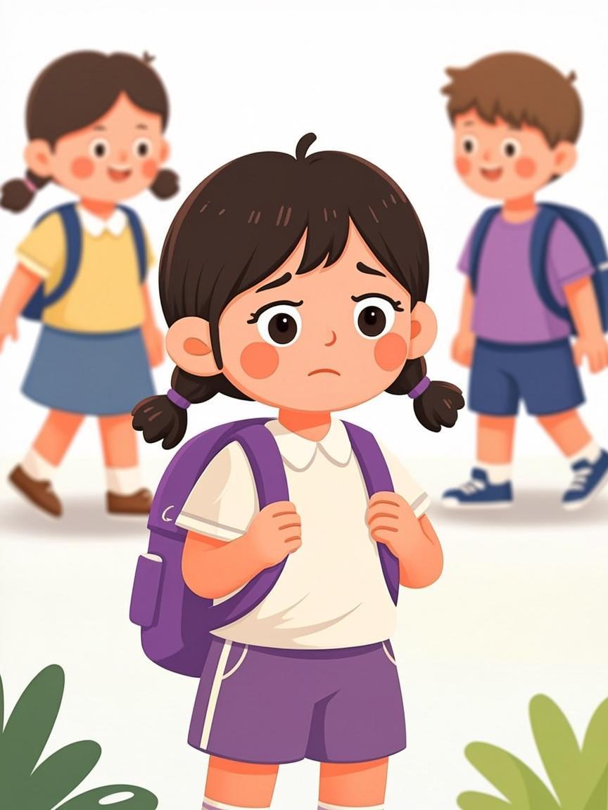 Child facing school and social challenges
